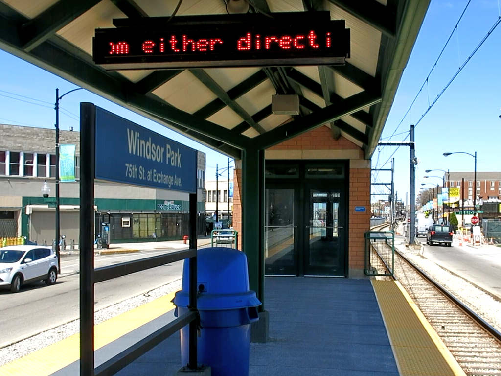 Picture of Metra's Windsor Park Station