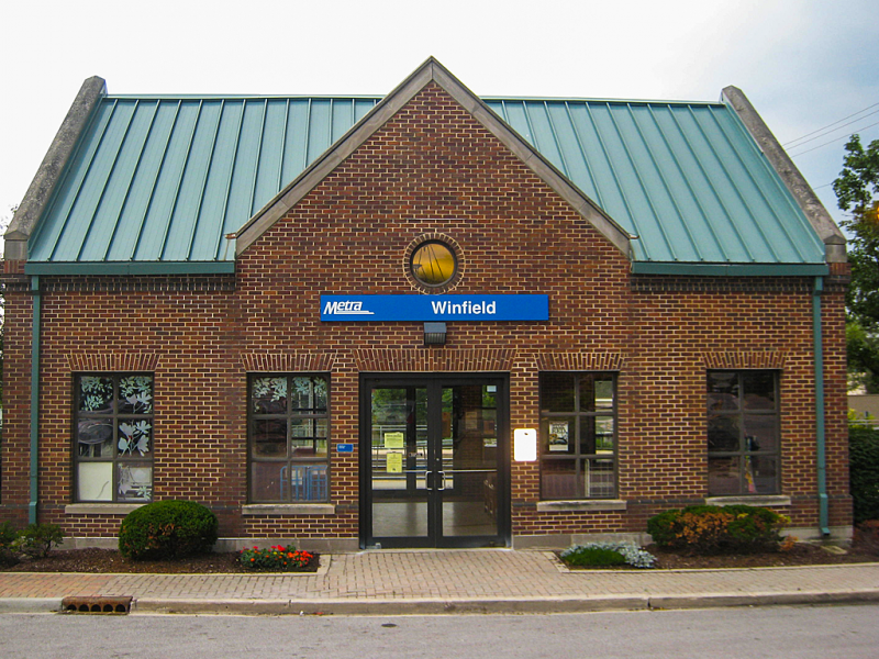 Picture of Metra's Winfield Station