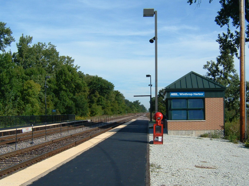 Picture of Metra's Winthrop Harbor Station