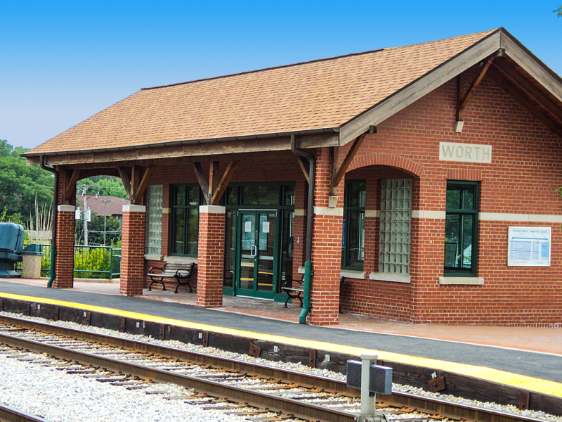 Picture of Metra's Worth Station